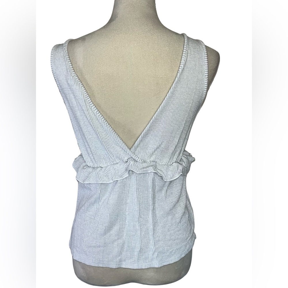 Caution To The Wind Stripped Blouse Sleeveless Top S - Picture 4 of 6